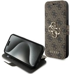 Husa 4G Metal Logo pentru iPhone 15 Pro Max – maro