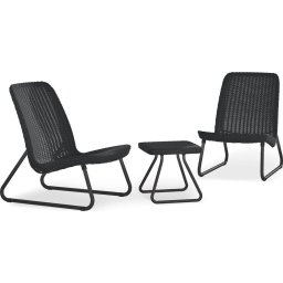 Set mobilier gradina antracit Keter Rio Patio