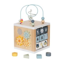 Wooden multifunctional cube Ocean Montessori Baby Mix