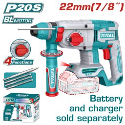 TOTAL - CIOCAN ROTOPERCUTOR - 2J - LI-ION - 20V - MOTOR FARA PERII (INDUSTRIAL)