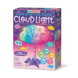 Set creativ - lampa nor pufoasa diy - kidzmaker