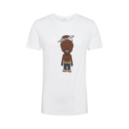 Mister Tee Tricou 'LA Sketch' maro / galben / gri / negru / alb