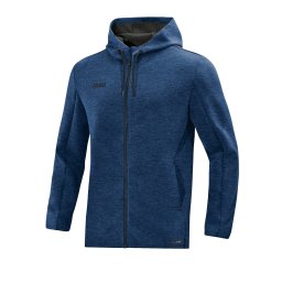 JAKO Bluză cu fermoar sport albastru închis / negru