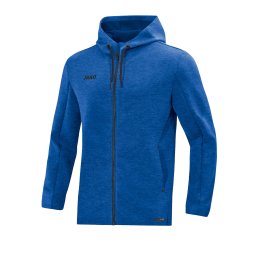 JAKO Bluză cu fermoar sport albastru amestec / negru
