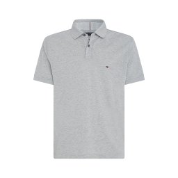 TOMMY HILFIGER Tricou 'CORE 1985 REGULAR POLO' albastru marin / gri amestecat / roșu / alb