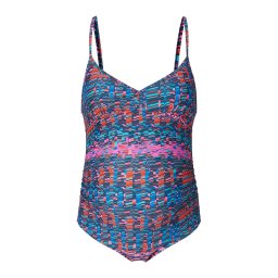 Esprit Maternity Costum de baie întreg bleumarin / cyan / mov orhidee / roșu