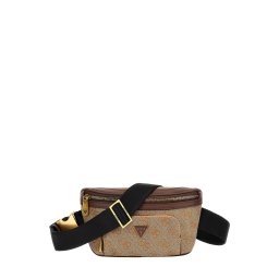 GUESS Borsetă 'MILANO SMART COMPACT BUM BAG' bej / maro