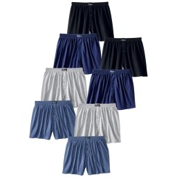 LE JOGGER Boxeri albastru / gri / negru