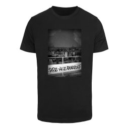 Mister Tee Tricou 'Paris' gri / negru / alb