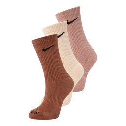 Nike Sportswear Șosete sport 'Everyday' culoarea pielii / bej deschis / maro / negru