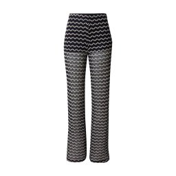 EDITED Pantaloni 'Finn' bej / albastru marin