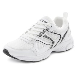 FCUK Sneaker low negru / alb