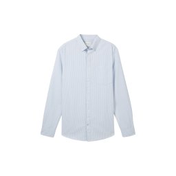 TOM TAILOR Cămașă albastru deschis / alb