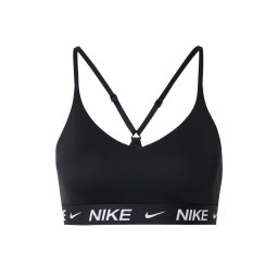 NIKE Sutien sport 'Indy' negru / alb