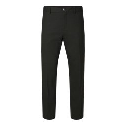 SELECTED Pantaloni cu dungă 'Neli' verde închis