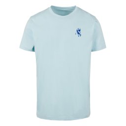 Mister Tee Tricou 'A S Club' albastru / albastru deschis / verde / portocaliu