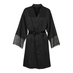 LASCANA Halat pentru dimineață negru