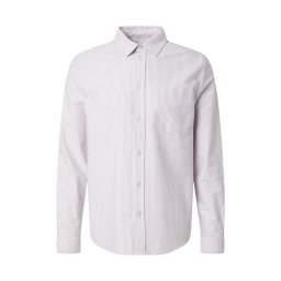 DAN FOX APPAREL Cămașă 'Damon' mov liliachiu / alb