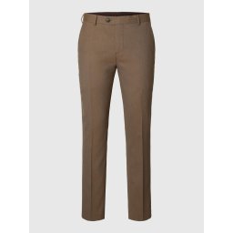 SELECTED Pantaloni cu dungă 'SLHNeil' kaki