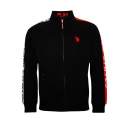 U.S. POLO ASSN. Hanorac roșu / negru / alb murdar
