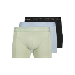 JACK & JONES Boxeri 'JACTom' albastru pastel / verde pastel / negru / alb