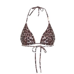 Karl Lagerfeld Sutien costum de baie maro / maro deschis / alb