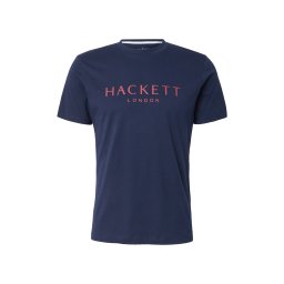 Hackett London Tricou 'CLASC' bleumarin / roșu