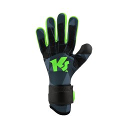 KEEPERsport Mănuși sport 'Varan8 Champ NC Demon' verde limetă / negru
