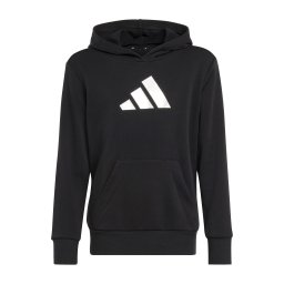 ADIDAS SPORTSWEAR Hanorac sport negru / alb