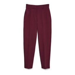 VERO MODA Pantaloni cu dungă 'VMGLORIA' roșu vin