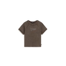 VANS Tricou 'Claire Embellished Baby' maro închis
