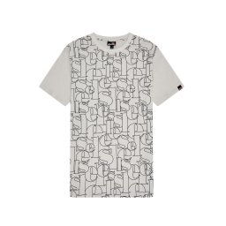 ELLESSE Tricou 'Gilliano' gri / negru