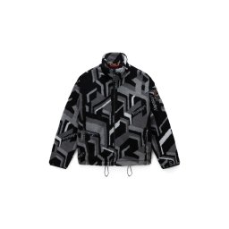 NAPAPIJRI Jachetă fleece 'Fiemme' gri / gri deschis / negru / alb natural