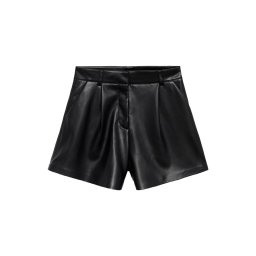 MANGO Pantaloni cutați 'ANNA' negru