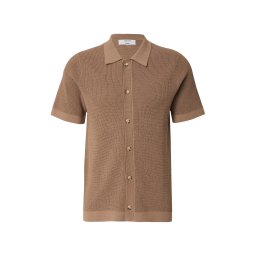 DAN FOX APPAREL Tricou 'Julien' gri taupe