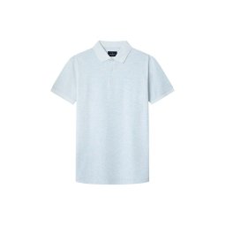 Hackett London Tricou 'MERCERISED MARL' azuriu