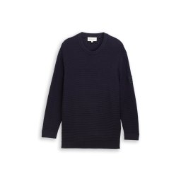 TOM TAILOR Men + Pulover albastru marin