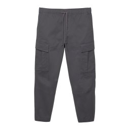 Pull&Bear Pantaloni cu buzunare gri închis