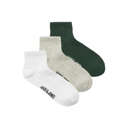 JACK & JONES Șosete 'JACNATE' gri / verde pin / negru / alb