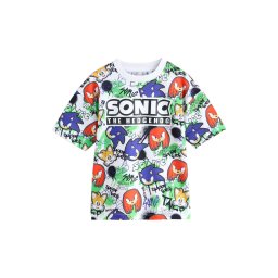Next Tricou 'Sonic' albastru / roșu / negru / alb natural