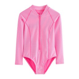 Next Costum de baie întreg roz / alb