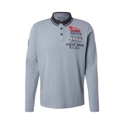 CAMP DAVID Tricou bleumarin / albastru porumbel / roșu / alb