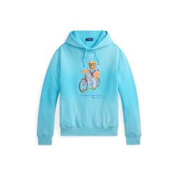 Polo Ralph Lauren Bluză de molton turcoaz / maro deschis / roșu / negru