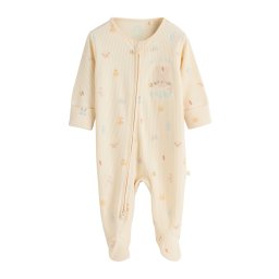 Next Salopetă/Body bej / azuriu / maro deschis / roz pastel