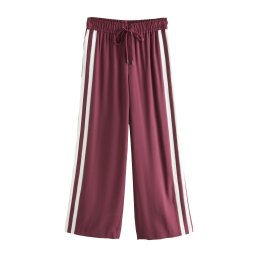 Next Pantaloni roșu burgundy / alb
