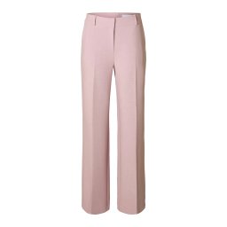 SELECTED Pantaloni cu dungă 'SLFRITA' roz
