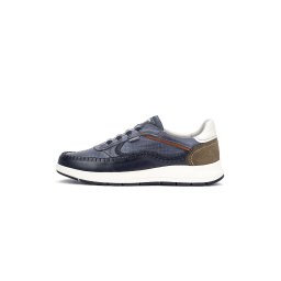 PIKOLINOS Sneaker low 'Salamanca' albastru marin / albastru fumuriu / alb