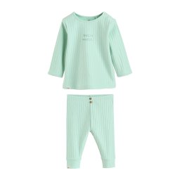 Next Set 'Hello World' verde deschis