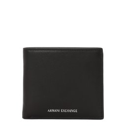 ARMANI EXCHANGE Portofel negru / argintiu