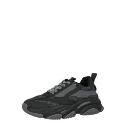 STEVE MADDEN Sneaker low 'Possess-3' gri bazalt / negru
